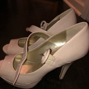 Nude work heels